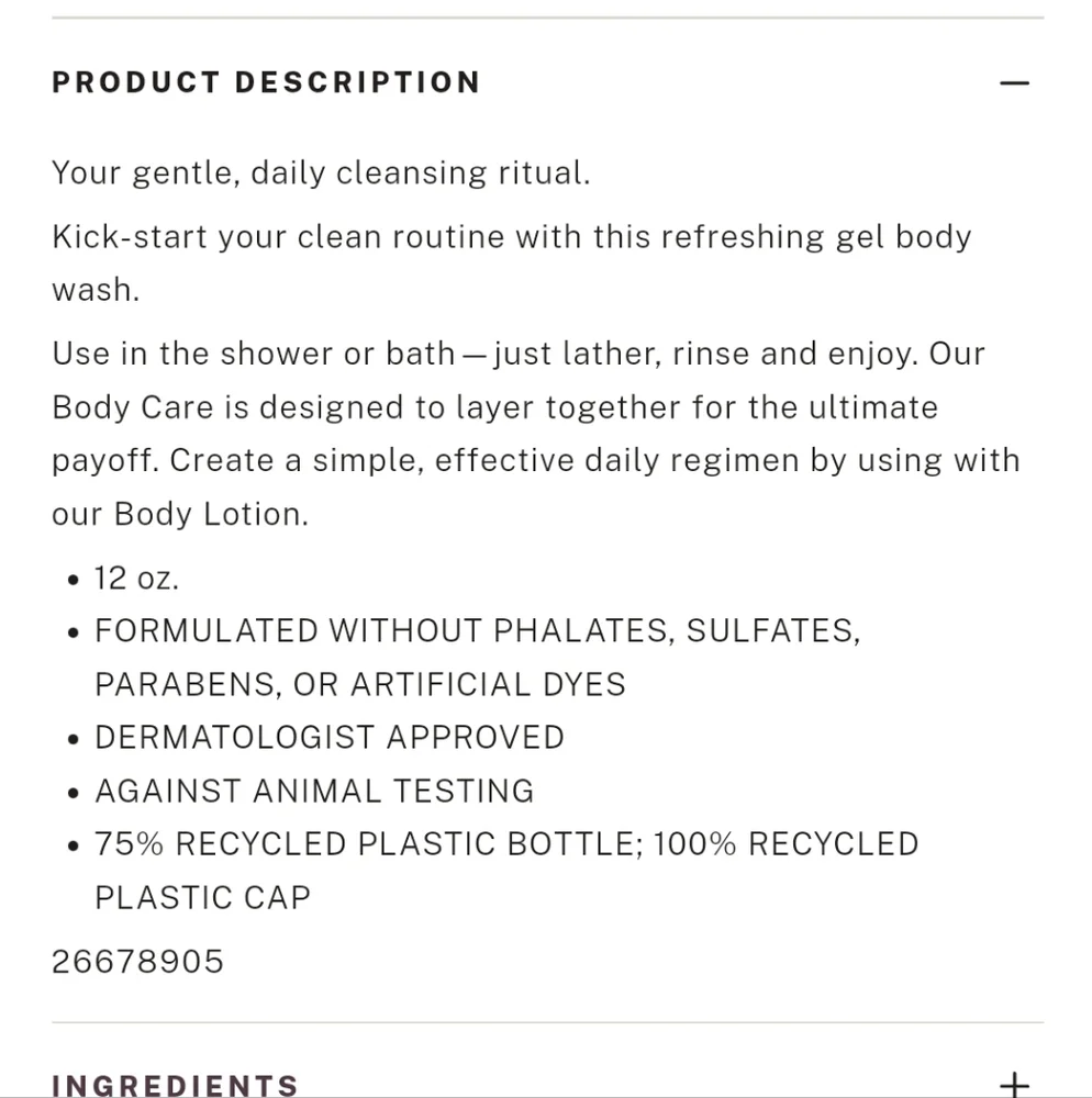 PINK Victoria's Secret Refreshing Body Wash - Cuxumber